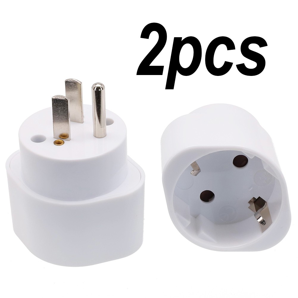 BTOER 2x travel adapter US Canada TypeB Universal travel adapter to Type B socket