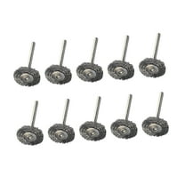 GOOHOCHY 10 PCS Stainless Steel Wire Wheel Brush Set Derusting Polishing Wheels Abrasive Wheels for Rotary Tools