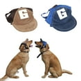 thumbnail image 4 of Outdoor Breathable Adjustable Mesh Hiking Dog Baseball Cap Summer Hat Sun Hat Pet Accessories BLUE M, 4 of 8