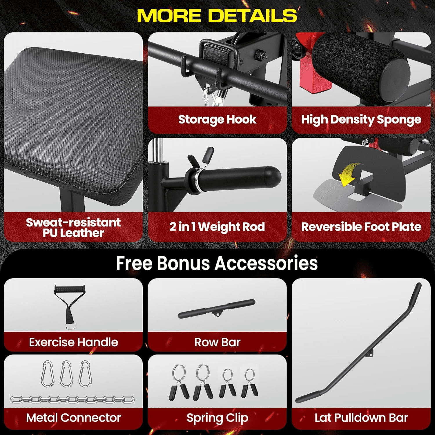 VIBESPARK Multifunctional Home Gym Equipment, All in One Workout Station with Pulley System & Seated Rowing, Adjustable Exercise Equipment for Full Body Strength Training