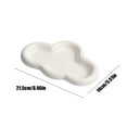 thumbnail image 3 of Lovely Clouds Jewelry Storage Tray Jewelry Posing Tray Irregular Clouds Shape Ceramic Tray, 3 of 6