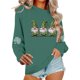 thumbnail image 4 of Mujeres Manga Larga Tops Casual con Impresión de Navidad, Cuello Redondo Sudadera con Capucha para Invierno Primavera, 4 of 6