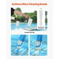 thumbnail image 5 of Dranite 26 GPM Pool Vacuum Cordless, Rechargeable with Extension Pole for 1H Continuous Use, 5 of 7