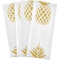 thumbnail image 3 of Kitchen Towels Golden Pineapples Pattern Pattern Cleaning Towel Absorbent Hand Towels Tea Towels for Home Restaurant Dish Clean 28" x 18", 6PCS, 3 of 7