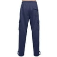 thumbnail image 3 of J. METHOD Mens Comfy Elastic Drawstring Fleece Cargo Sweat Pants M-5XL, 3 of 6