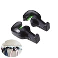 thumbnail image 1 of Car Back Seat Storage Hook Black Abs Silicon Rubber 2Pack 4.4In, 1 of 7