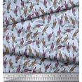 thumbnail image 2 of Soimoi Cotton Poplin Fabric Lavender Floral Print Fabric by Yard 56 Inch Wide, 2 of 3