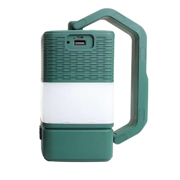 Acampar Al Aire Libre Altavoces Bluetooth Lámpara De Escritorio Estéreo Portátil Inalámbrica Luz Nocturna Linterna De Ensueño Yuarrent OD009688-02