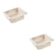 thumbnail image 3 of Organizador de plástico Monstrate para refrigerador cajón escalonado multifuncional Albaricoque 2Conjunto, 3 of 6