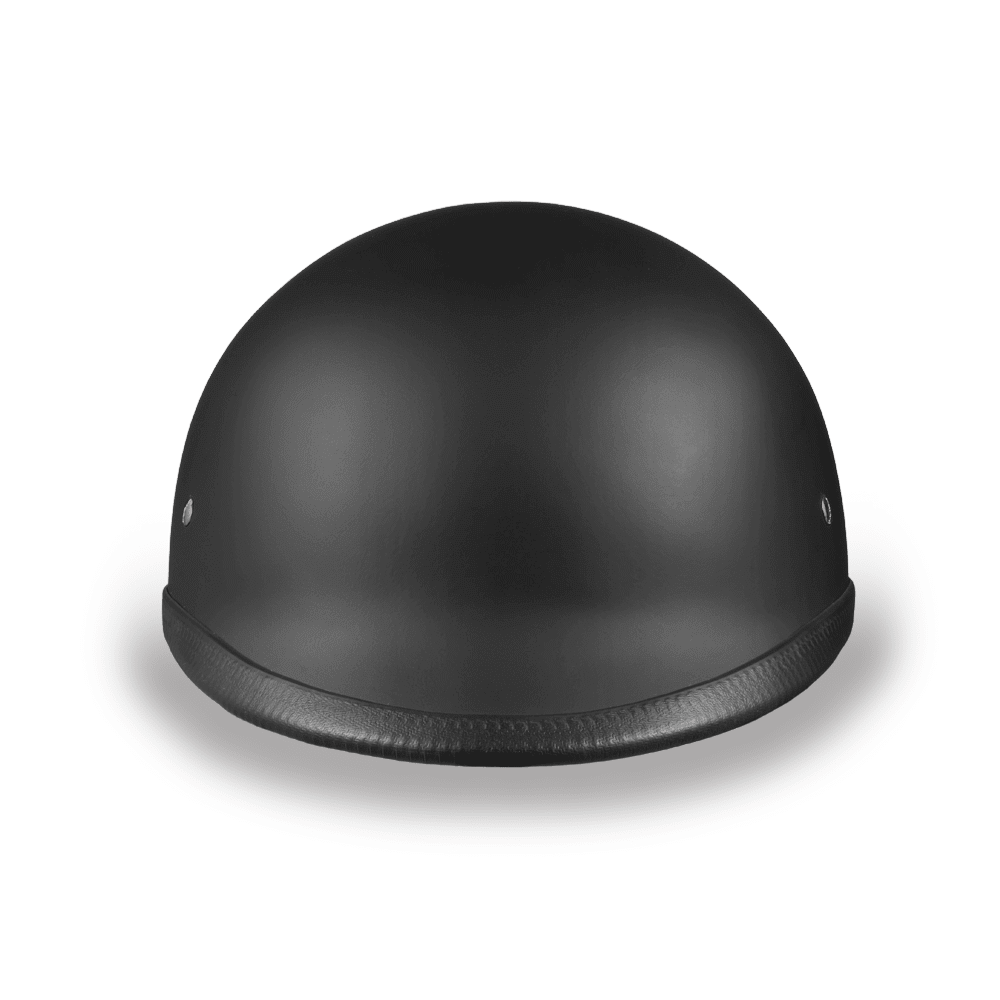 Daytona Helmets DOT Approved Motorcycle Half Helmet Hawk, Large, Dull Black