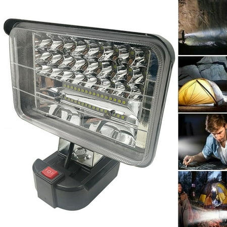 

Toorise LED Work Light for Makita 18V Lithium Batteries Super Bright IP66 Waterproof Adjustable Jobsite Light Portable Handheld Flashlight for Camping Hiking Emergency