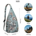 thumbnail image 3 of Classic Paisley Crossbody Bag&nbsp;- Timeless Floral Boho Design with Artistic Details, Lightweight Travel Backpack for Work & Leisure, 3 of 4