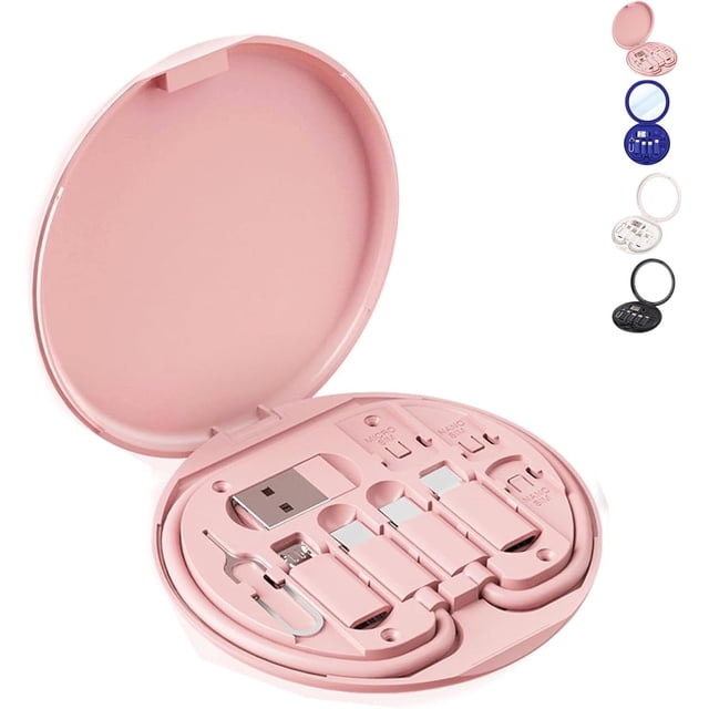 Estuche para cables 9 en 1 divertido, estuche para cables 9 en 1, estuche organizador de cables 9 en 1 de Classupery, estuche para cargador de cables 9 en 1, estuche para cables divertido, caja de cab
