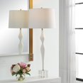 thumbnail image 2 of Uttermost Helena Slender White Table Lamp, 2 of 7