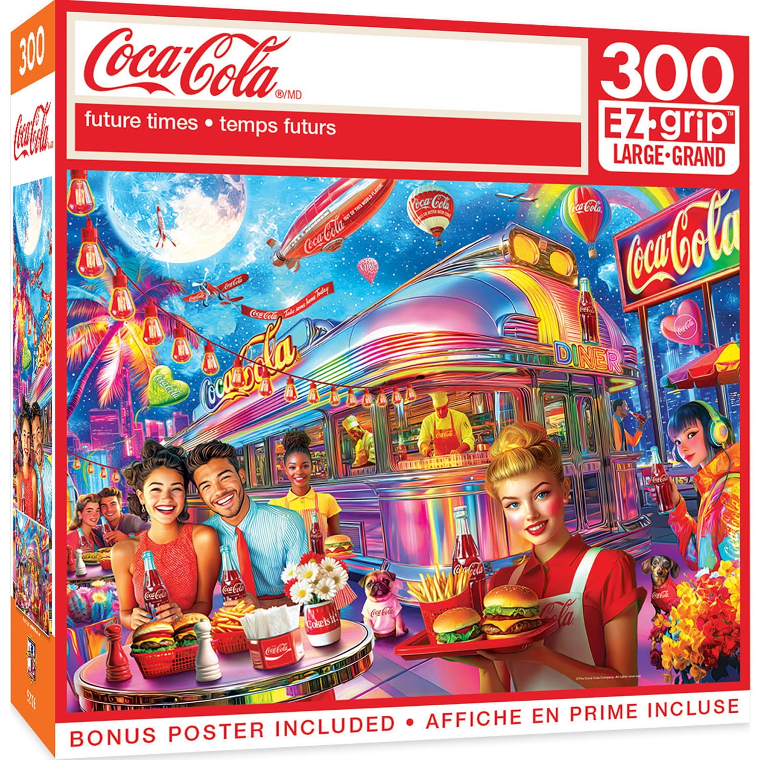 MasterPieces 300 Piece EZ Grip Jigsaw Puzzle - Coca-Cola Future