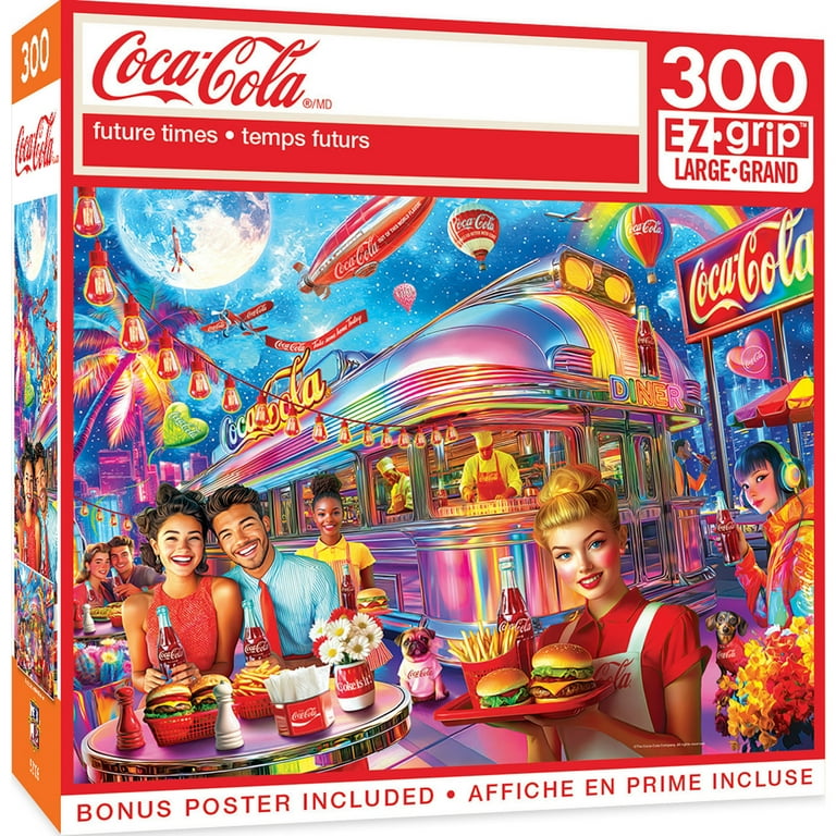 MasterPieces 300 Piece EZ Grip Jigsaw Puzzle - Coca-Cola Future