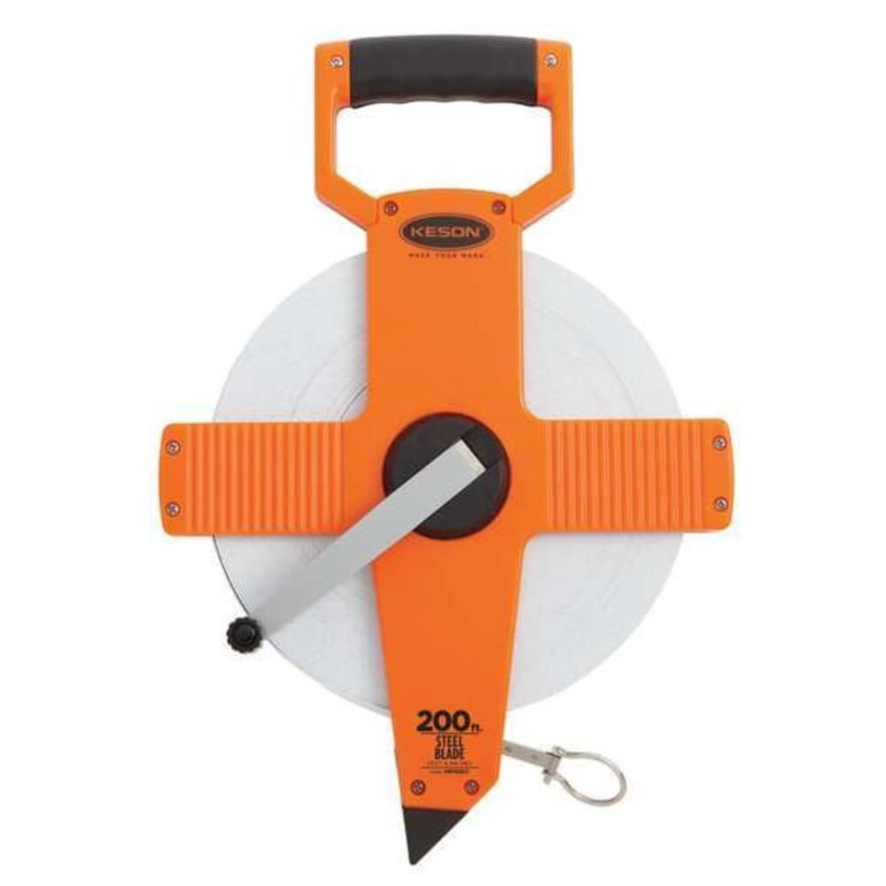 Keson 200 ft Tape Measure, 3/8 in Blade NR18-200