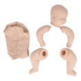 thumbnail image 2 of Muñeca bebé reborn de 60 cm sin pintar, juguete de bricolaje realista para bebés y niños pequeños., 2 of 14