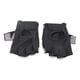 thumbnail image 2 of Guantes de fitness Guantes de entrenamiento para hombres y mujeres Guantes de ejercicio para levantamiento de pesas Entrenamiento de ciclismo Medio dedo Negro M, 2 of 12