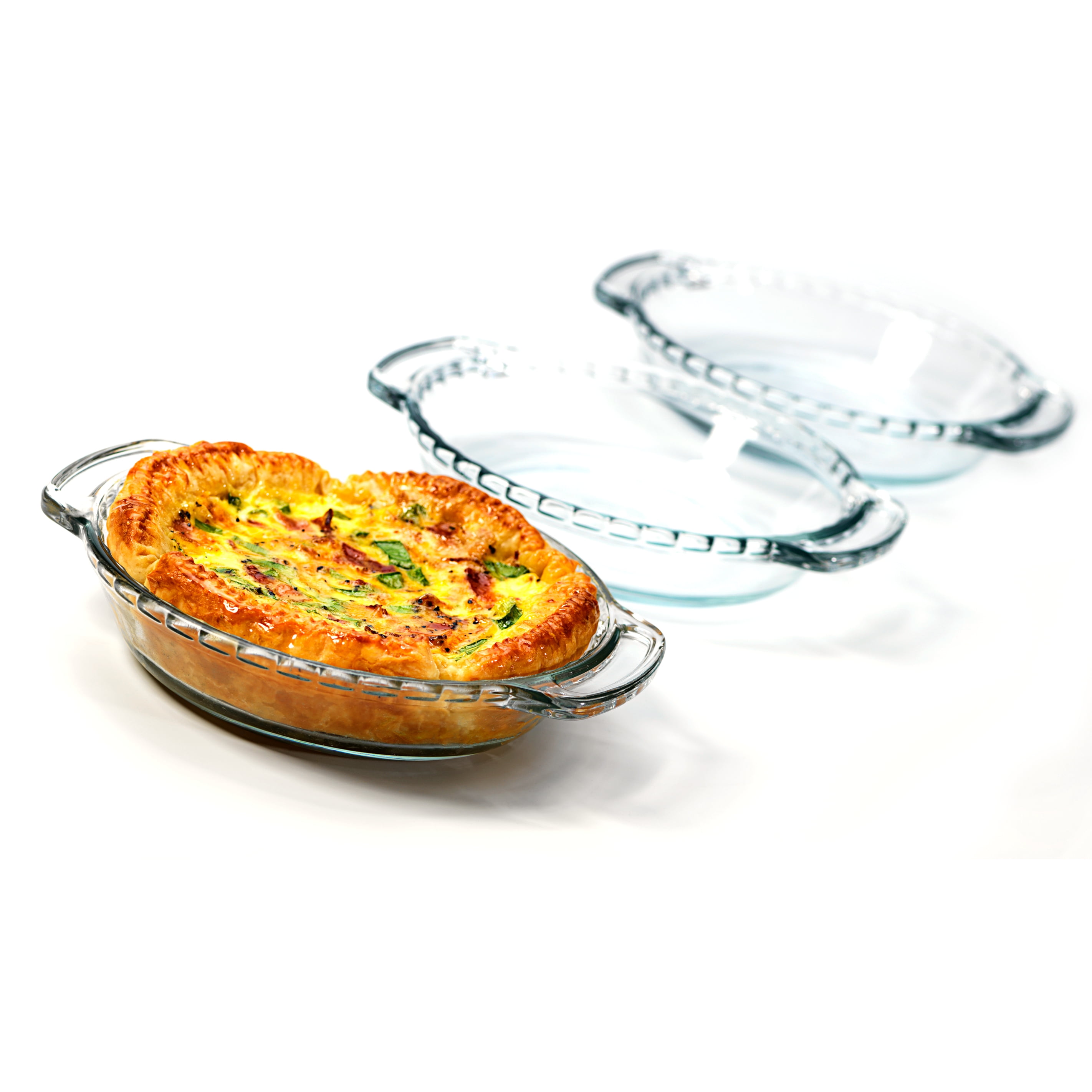 Anchor Hocking Oven Basics Mini Glass Pie Plate, Set of 3