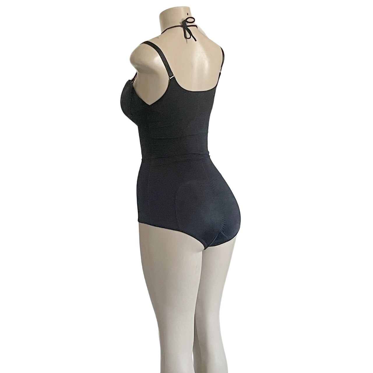 Shapellx Women's Plus Size Zip and Hooks Firm Compression Smooth