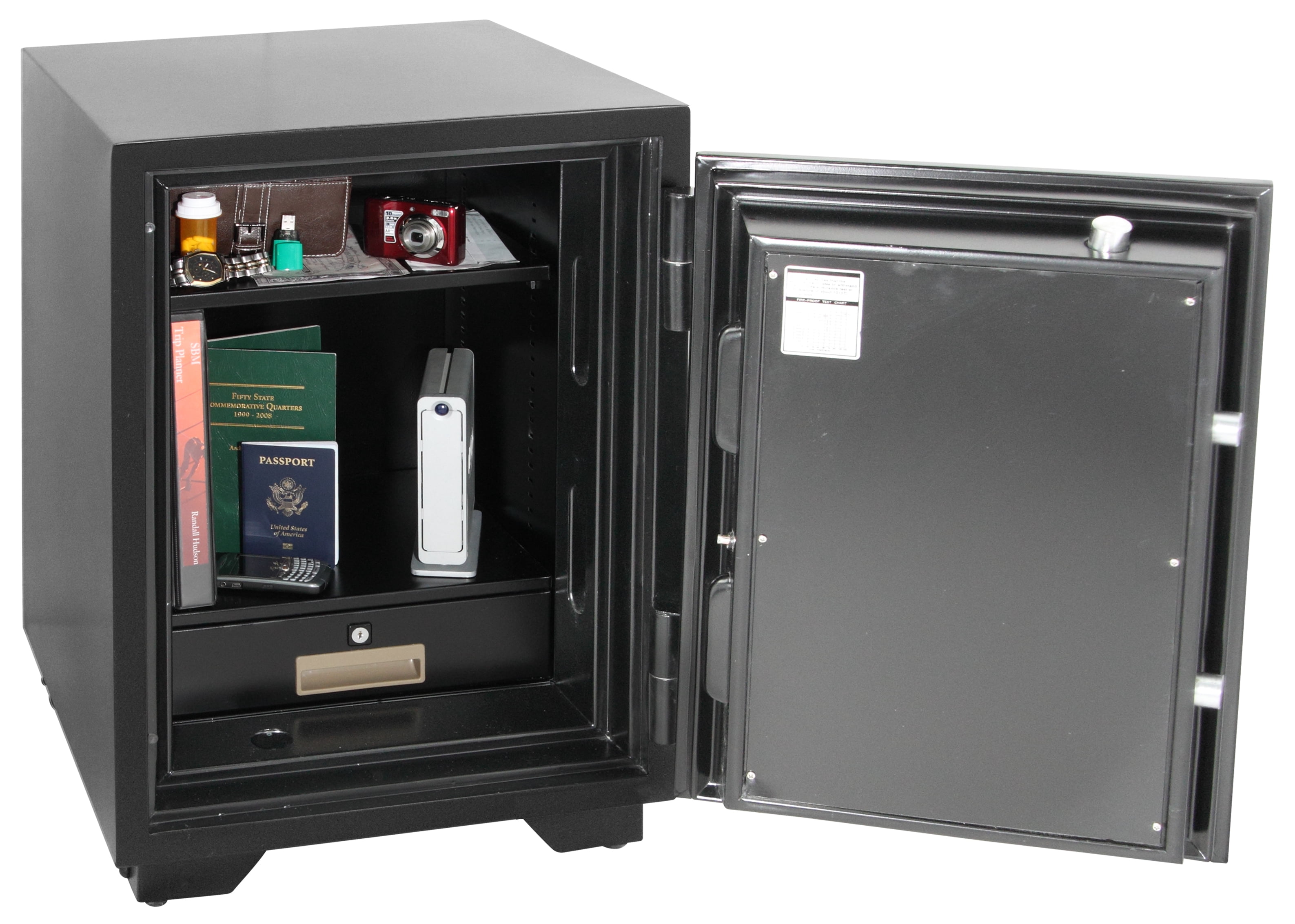 Honeywell Safes, 2.35 Cu ft, Large Steel Fire Security Safe with Electronic Lock, 2116