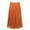 Orange, variant on DuoJiaJ Women's Tulle Skirts A-Line Mesh Pleated Elastic Skirts Solid Color Casual Skirt,Green L