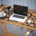 thumbnail image 3 of Long Mouse Pads for Desk,Halloween Jack Lanterns Galore Pattern Desk Mats on Top Of Desks, Desk Mouse Pad Extra Large with 3mm Non-Slip Base and Stitched Edge for Gaming,Office,Work,Home 35.4x15.7in, 3 of 5