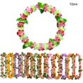 thumbnail image 2 of Heytea 12 Piezas Guirnalda de Leis Hawaiano Flores Artificiales de Seda, Guirnalda de Baile de Leis Hawaiano Hula Flores Artificiales Lazo para el Cuello para Decoraciones de Fiest, 2 of 5