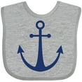 thumbnail image 3 of Inktastic Anchor Nautical Boys or Girls Baby Bib, 3 of 4