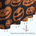 thumbnail image 6 of Classic Halloween Pumpkins Pattern Shower Curtain 84"x72" ,Bathroom Decorative Shower Curtains Set with 12 Hooks,Modern Waterproof Washable Shower Curtain, 6 of 6