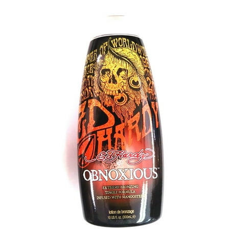 Ed Hardy Obnoxious Indoor Tanning Bed Lotion w/ Tingle &