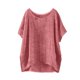 thumbnail image 1 of Camisetas de Manga Corta para Mujeres Moda de Verano de Cuello Redondo de Color Sólido Camisetas de Manga Corta de Verano para Mujeres, 1 of 5