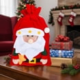 thumbnail image 1 of Large Christmas Gift Bag with Santa Claus Design, Made of Sturdy Polyester for Reusable Gifting, 50cm Size Holds Toys and Clothes, Easy to Carry with Ribbons for Holiday Presentations, 1 of 7