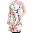 thumbnail image 5 of Pioneer Flower Floral Print Pattern Apron-Garden Aprons for Women with Pockets-Cotton Linen Waterproof Kitchen Cooking Gardening Aprons Adjustable for Kitchen,Cooking,BBQ and Salon 33x27 Inch, 5 of 7