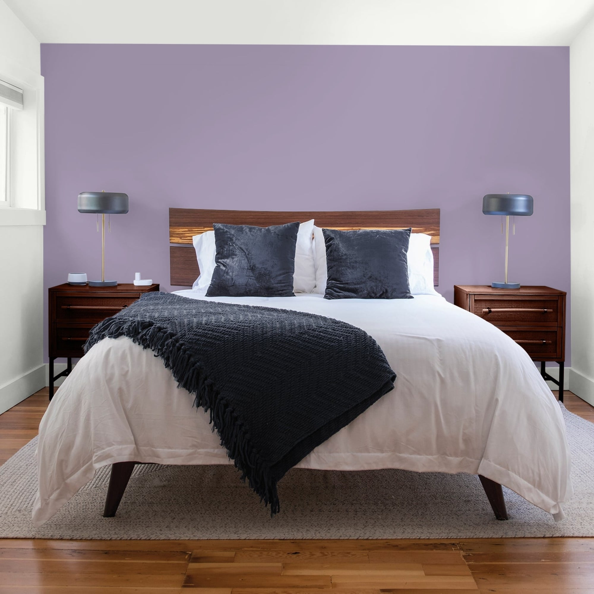 Glidden HEP Smoky Grape / Purple, Flat Interior Paint with Primer, 1 Gallon