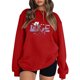 thumbnail image 1 of Gibobby Sudadera oversize mujer Sudaderas de Halloween para mujer lindas camisetas con gráficos de fantasma playera casual de manga larga(Rojo,M), 1 of 3
