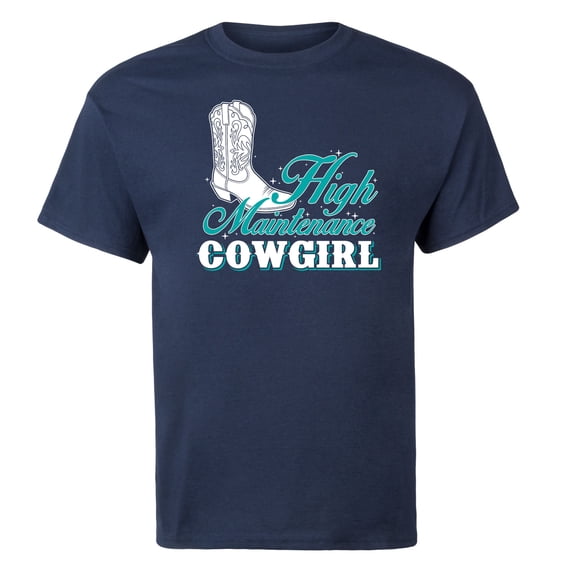 Country Casuals - High Maintenance Cowgirl - Men's Short Sleeve Graphic T-Shirt