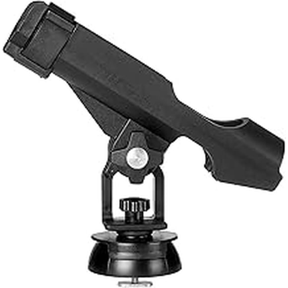 kemimoto Support de Canne à Pêche pour Kayak, Support de Cannes à Pêche avec Vis en T Monté sur la Rail Ou Kayak, Canot, Bateau de Pêche, Support de Canne à Pêche Ajustable à 360°, Accessoires de Pêche pour Kayak