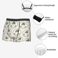 thumbnail image 3 of Salouo palm trees Print Men's Boxer Briefs,Breathable Underwear Elastic Waistband Briefs for Men-Small, 3 of 5