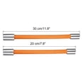thumbnail image 2 of 2pcs Foam Extension Tube With Connector, 360 Degrees Faucet Sprayer Extension Hose, Orange 20cm/30cm, 2 of 5