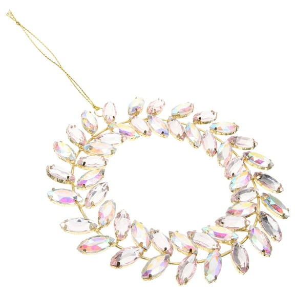 MLINS Acrylic Garland Pendant for Home Decoration with Elegant Design and Transparent Finish 8.5 Inches