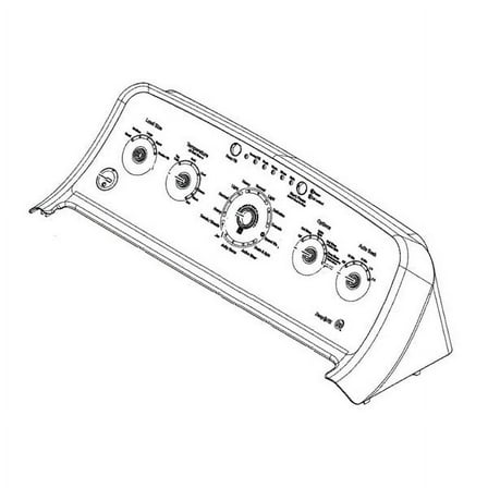 GE APPLIANCE WH22X28844 CONTROL PANEL WHITE - GENUINE OEM PART