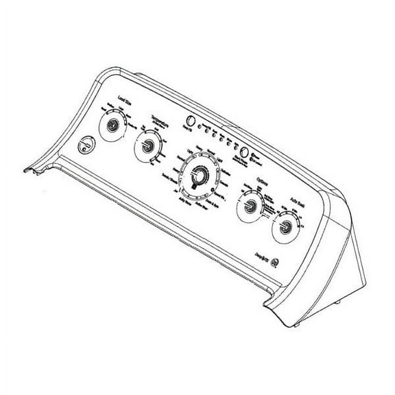 GE APPLIANCE WH22X28844 CONTROL PANEL WHITE - GENUINE OEM PART