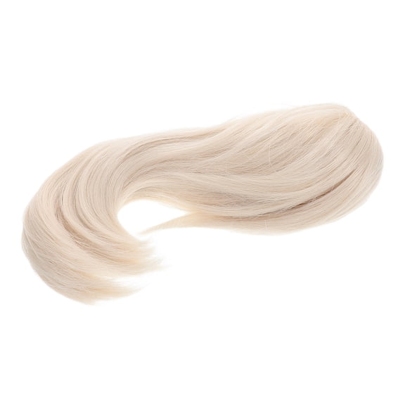 GETAJGHSD High Temperature Fiber Faux Hairpiece Clip Beige Elegant Ponytail Accessory