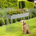 thumbnail image 6 of Elevated Raised Garden Bed, 47.64in Metal Planter Box with Stand for Vegetables, Flowers, Herbs, Fruits – Indoor & Outdoor Gardening Solution for Patio, Balcony, Yard, 6 of 6