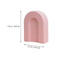 thumbnail image 3 of EeaseCA 1Pc Creative Rainbow Vase Flower Arrangement Hydroponic Flower Ornament (Pink), 3 of 8