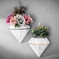 thumbnail image 5 of Travelwant Wall Planter Ceramic Hanging Planter, Succulent Planters Indoor Vase Geometric Wall Decor Flower Plant Pots, 5 of 7