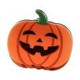 thumbnail image 3 of Halloween Decorations, Halloween Hair Clip Acrylic Pumpkin Hair Claw Ponytail Women Holiday Party Gifts Hair Accessories Dress up, B, 3 of 7