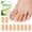 Beige, variant on Welnove Toe Caps & Protectors - 10 Pack Silicone Toe Sleeves & Cushions for Corns & Calluses, Medium, Beige